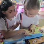 Trabalhos dos alunos expostos na Semana Cultural de 2014