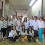 Turma reunida para foto na Semana Cultural de 2014