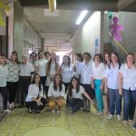 Turma reunida para foto na Semana Cultural de 2014