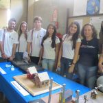 Turma reunida para foto na Semana Cultural de 2014