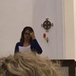 Leitura no ambão durante a Coroação de Nossa Senhora