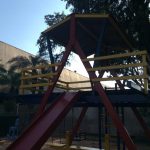 Escorregador do parquinho, registro do projeto Releitura de Imagens do 2º ano