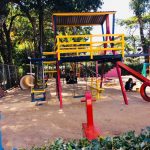 Parquinho do colégio, registro do projeto Releitura de Imagens do 2º ano