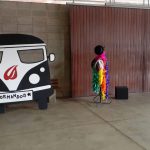 Cenário e decoração da formatura do Infantil II, com o tema Anos Dourados