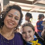 Educadoras fantasiadas durante o Carnaval no Coração