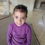 Crianças posam para foto durante o Férias no Coração