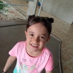 Crianças posam para foto durante o Férias no Coração