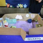 Maquete produzida pelos alunos e exposta na Mostra Cultural