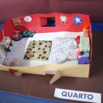 Maquete produzida pelos alunos e exposta na Mostra Cultural